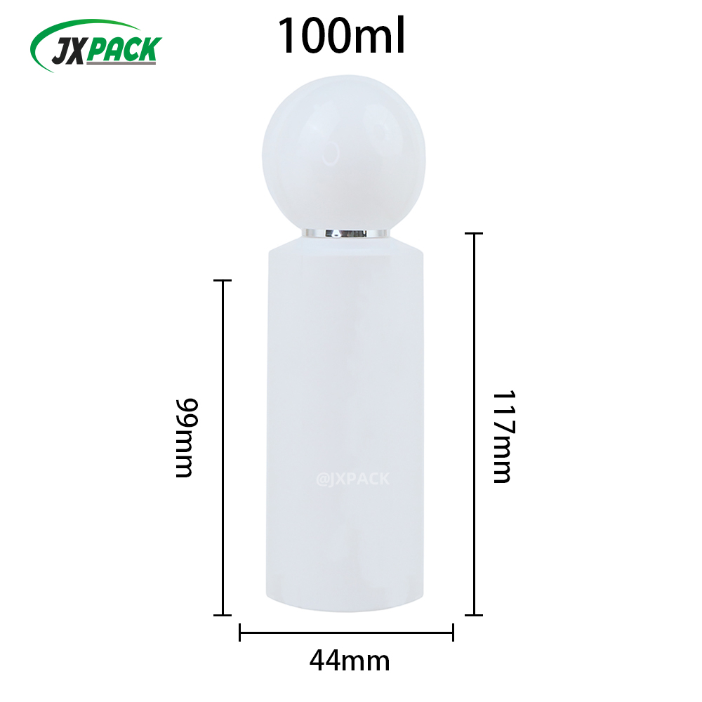Hot Sale 100ml Cosmetic Packaging White Lotion Bottle