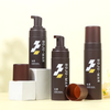 Luxury 200ml White Foam Bottle With Silicone Brush