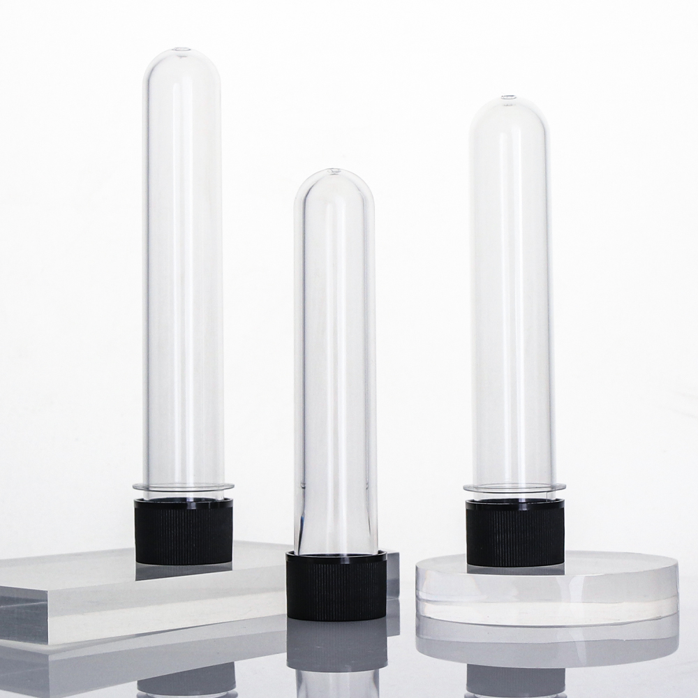 Plastic test tube bottle