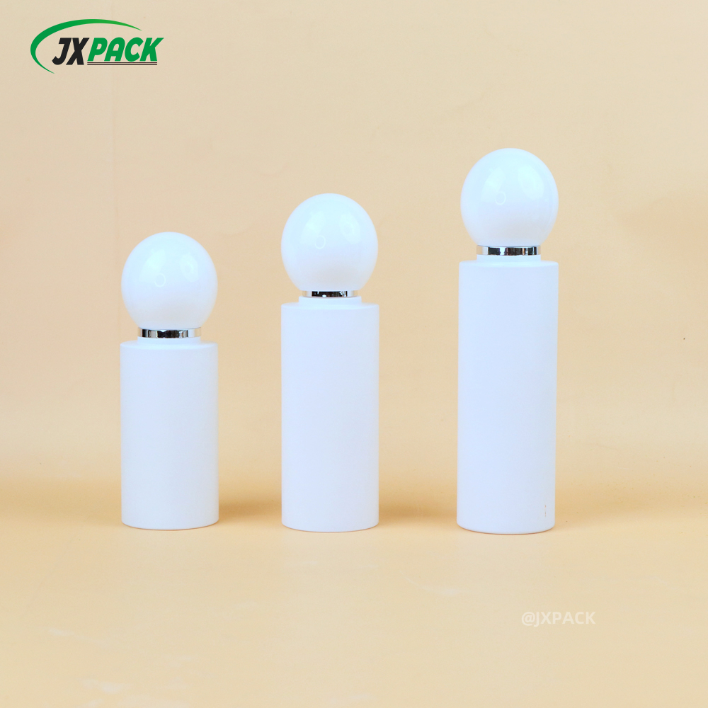 Hot Sale 100ml Cosmetic Packaging White Lotion Bottle