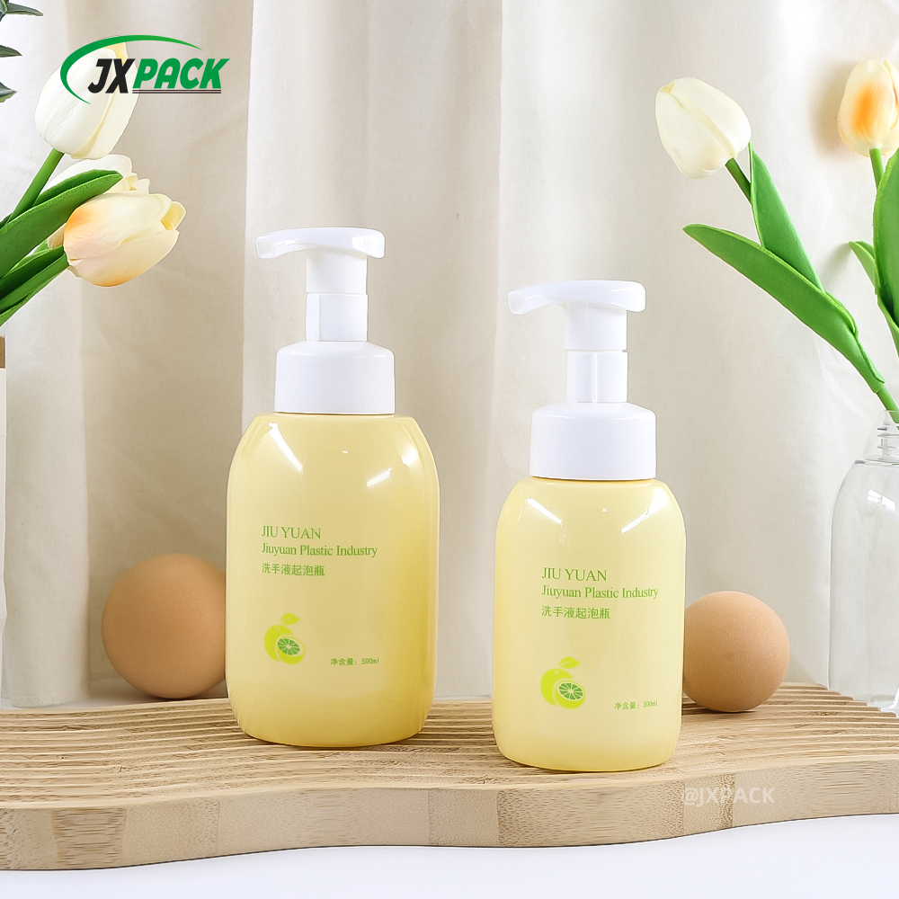 Multi-colored High Volume PET Plastic Mousse Bottle