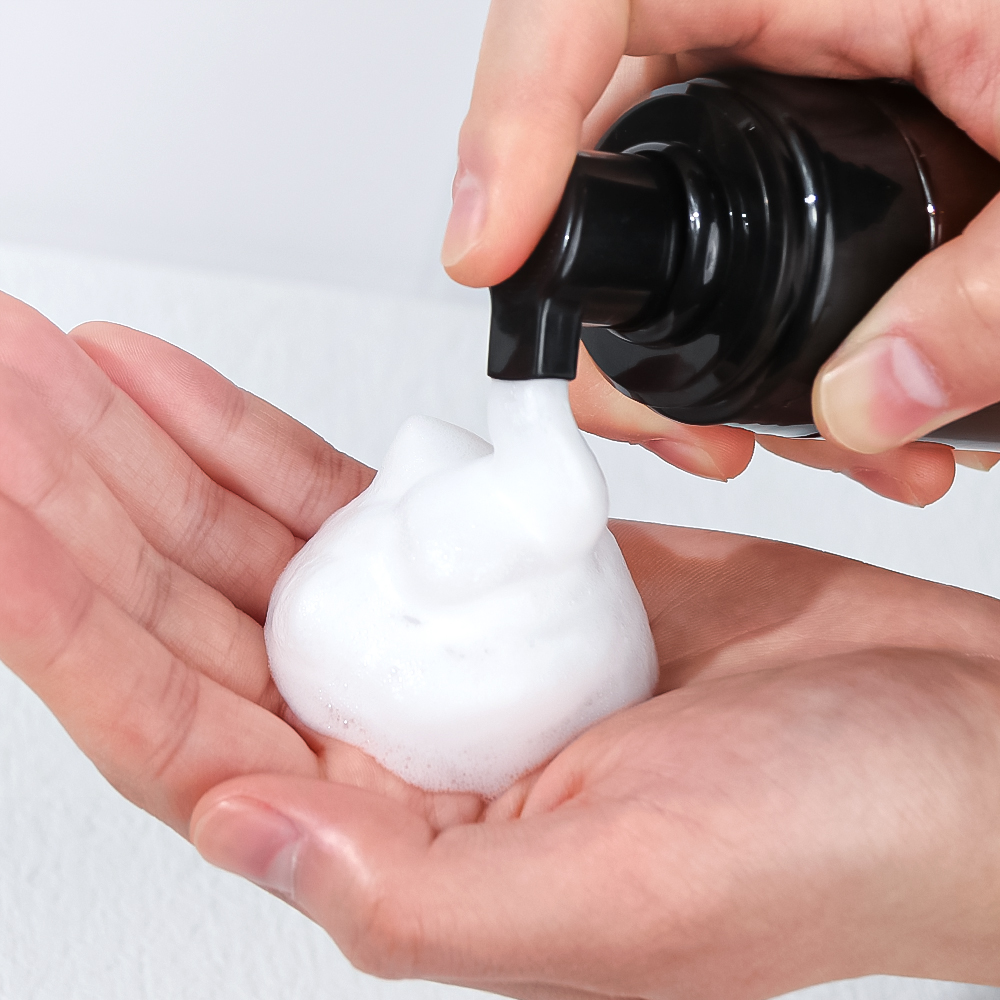 Round Foam Bottle With Brush