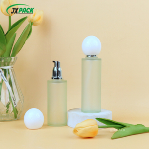 Eco Friendly 100ml Round Serum Bottle With Spray Pump