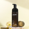 Luxury 200ml White Foam Bottle With Silicone Brush