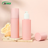 Wholesale Pet Hand Soap Bottle with Spout 30 60 80 100 120ML Cream Jar Vacuum Bottle Pink Bottle Face Cream 