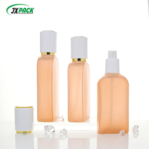 2023 New PET Brightening Facial Essence Liquid Bottle 100 120 150ML Transparent Men's Square Perfume Bottle