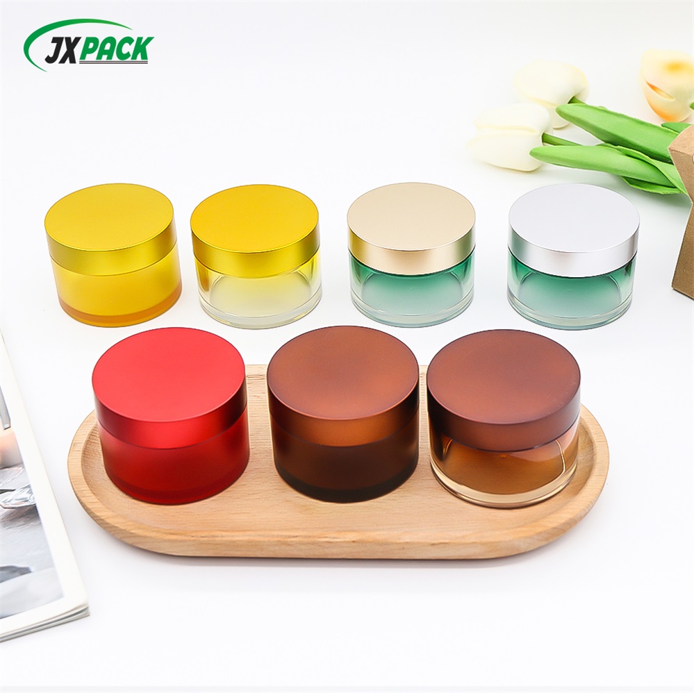 50ml Skin Care Serum Cream Container PET Plastic Jar 