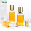 2023 New PET Brightening Facial Essence Liquid Bottle 100 120 150ML Transparent Men's Square Perfume Bottle