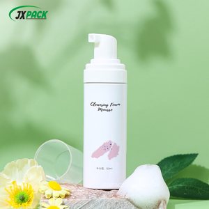 100ml PET Plastic White Foam Bottle For Mousse Toothpaste