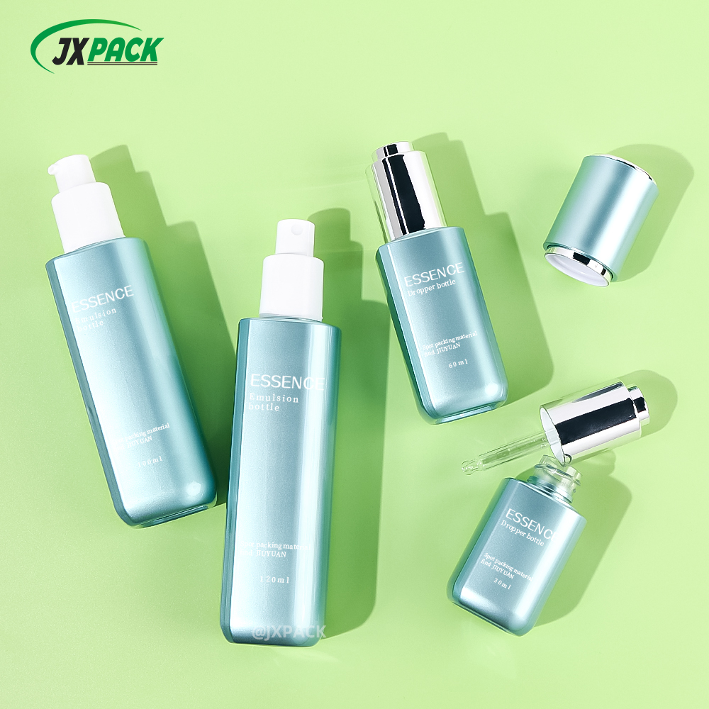 PET Thick Wall 30 60 100 120 ML Body Wash Body Lotion Eyelash Shampoo Horizontal Shoulder Bottle Body Cream Container