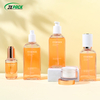 2023 New PET Brightening Facial Essence Liquid Bottle 100 120 150ML Transparent Men's Square Perfume Bottle